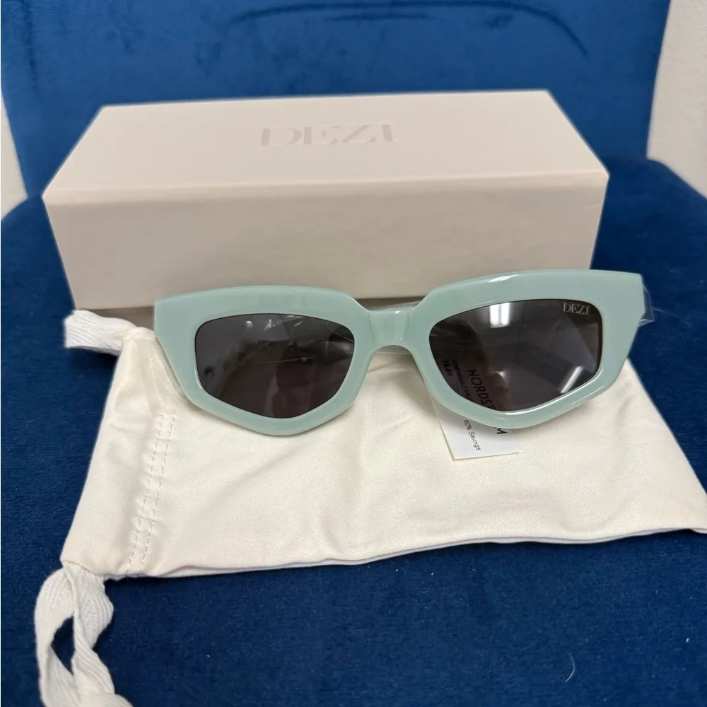 DEZI NEW with Tags On Read 44mm Jade Sunglasses - Made in Italy - Imported - Picture 8 of 9